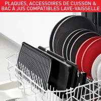 Tefal optigrill+ panineuse xl +plat gratin GC724D12