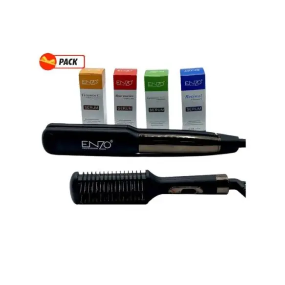 ENZO Pack 5 En1 Lisseur Pour Cheveux en-3967W