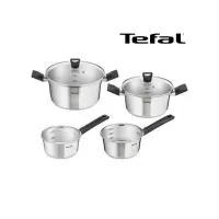 Tefal Série De 6 Pièces Faitouts  Et Casseroles Argent