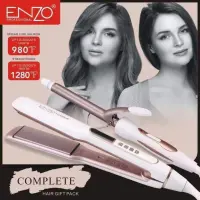 ENZO pack 2en1 lisseur et boucleur EN-3887W