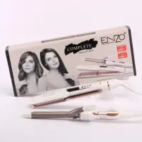 ENZO pack 2en1 lisseur et boucleur EN-3887W