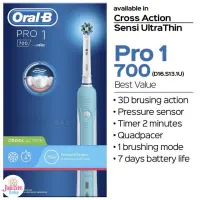 Oral-b brosse à dents électrique rechargeable PRO 1