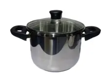 Elseb Cocotte 4 et 6 Litres  6 pièces 6 en 1 Inox 18/10