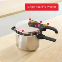 Tefal  Cocotte minute   SECURE CLICK 6L P2530756