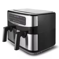 Kitchenlab friteuse sans huile 9 litres 2Panier 1800W
