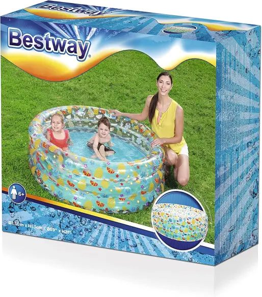 Bestway piscine transparente  D 150X53cm 51045