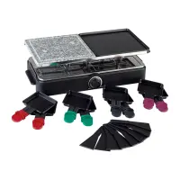 Quigg grill avec 08 raclettees électrique 1400watt