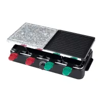 Quigg grill avec 08 raclettees électrique 1400watt
