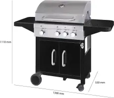 ProfiCook Barbecue à gaz PC-GG 1219