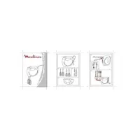 Moulinex batteur easymax  Abm11A30  2 vitesses 200w