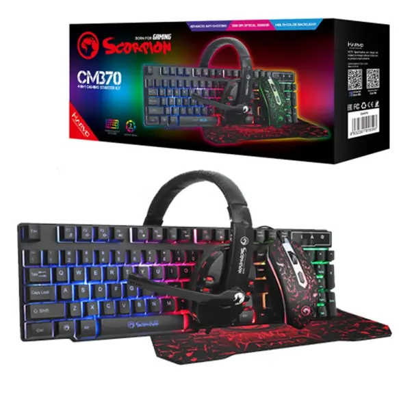 Marvo Kit Combo Gaming Gamer Scorpion Cm370