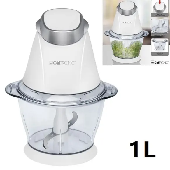 Clatronic mini hachoir 2en1 multi usages Mz 3579