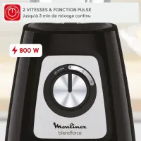 Moulinex blender mixeur 800w 1.75L LM439D10
