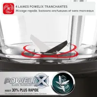 Moulinex blender mixeur 800w 1.75L LM439D10