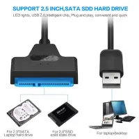 Adaptateur USB 3.0 vers SATA III pour SSD/HDD 2,5"