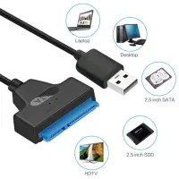 Adaptateur USB 3.0 vers SATA III pour SSD/HDD 2,5"