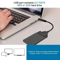 Adaptateur USB 3.0 vers SATA III pour SSD/HDD 2,5"