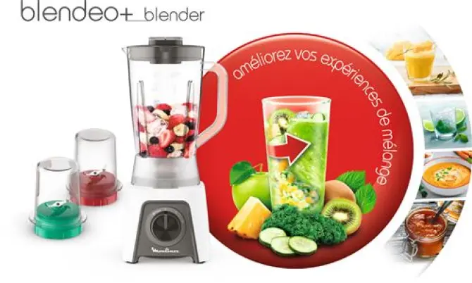 Blender Moulinex Blendeo+ 450 W   LM2C3110