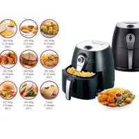 Royalty Line friteuse à air chaud 3L 1400watt Noir aft1