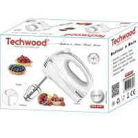 Techwood  batteur à mains 200 W blanc tmm-8001