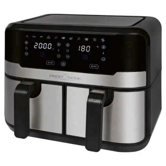 Proficook double friteuse à écran tactile  PC-FR 1242 H