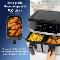 Proficook double friteuse à écran tactile  PC-FR 1242 H