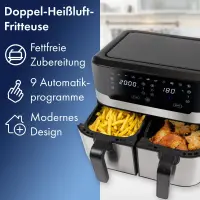 Proficook double friteuse à écran tactile  PC-FR 1242 H