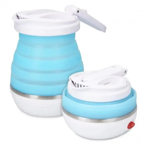 Navaris Bouilloire De Voyage Pliable 0,6 L 750W