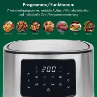Proficook friteuse à air 5.5 litres 1400w pc-fr1239 H