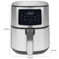 Proficook friteuse à air 5.5 litres 1400w pc-fr1239 H