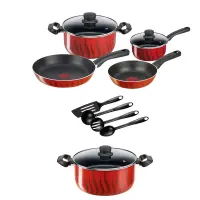 Tefal batterie de cuisine G6 tempo flame 12 pièces C3079282