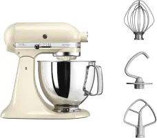 KitchenAid artisan robot pâtissier 4.8L 5KSM125 beige