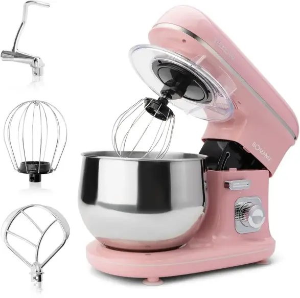 Bomann pétrin KM 6030 CB 5L 1100W pink