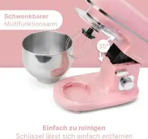 Bomann pétrin KM 6030 CB 5L 1100W pink