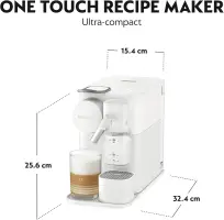Delonghi cafétière nespresso lattissima one evo EN510.W