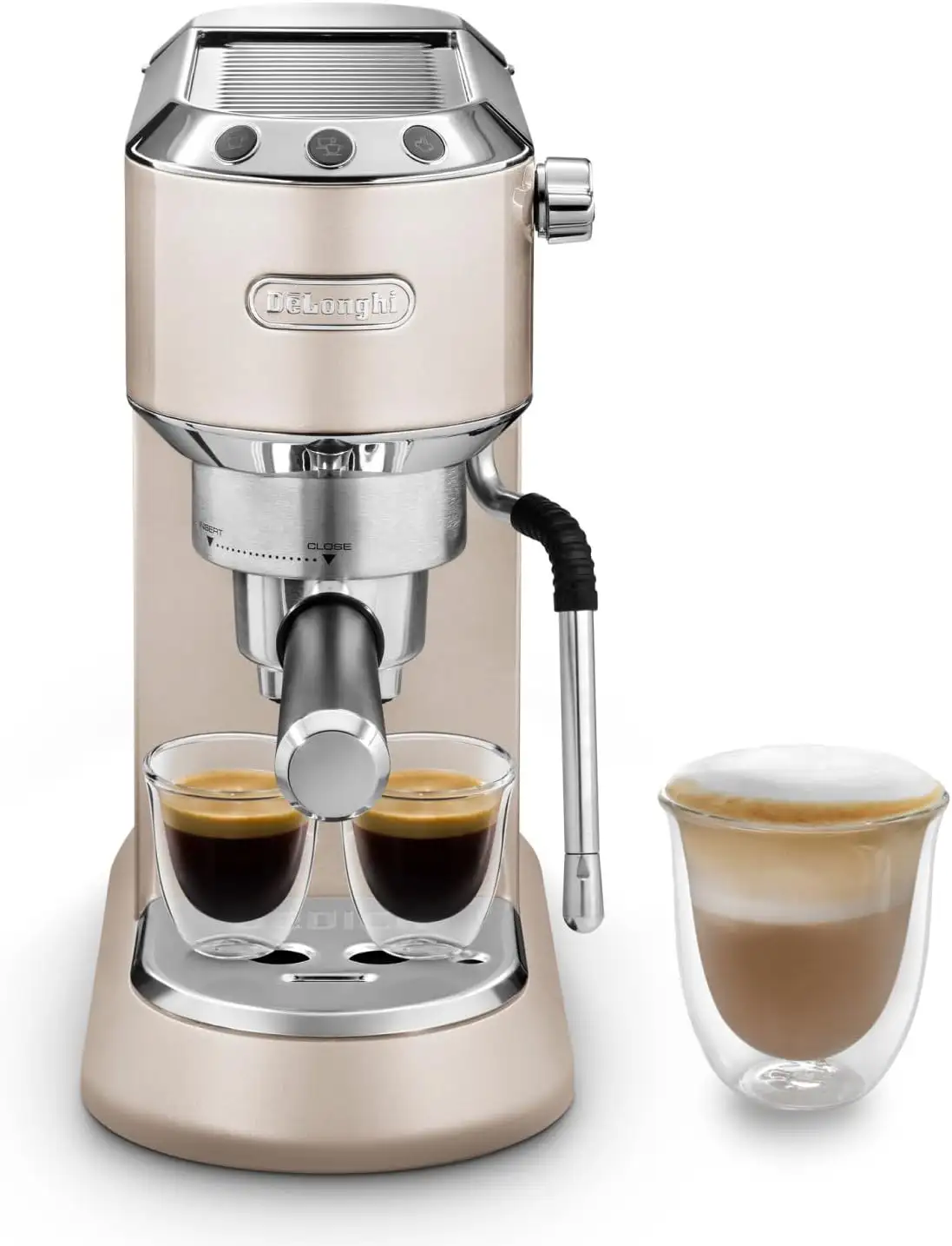 DeLonghi cafetiere dedica pompe metalic EC785.BG