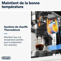 DeLonghi cafetiere dedica pompe metalic  EC785.BG