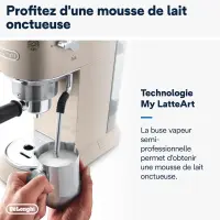 DeLonghi cafetiere dedica pompe metalic  EC785.BG