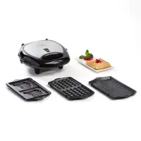 Moulinex Gaufrier 3-en-1 SW611812 Croque & Grill