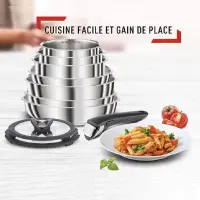 Seb Compact Inox Batterie de cuisine 10 pièces L953SA04