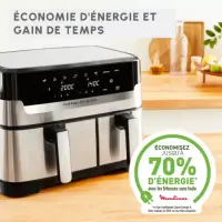Moulinex Airfryer Double 8,3 L EZ905D20 Inox