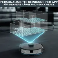 Rowenta Robot Aspirateur Laveur RR85E3 Intelligent