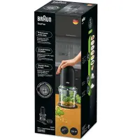 Braun multipractic 3 hachoir avec 4 lames CH3011BK