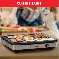 Tefal grill maxi plancha XXL 12 personnes CB690D12