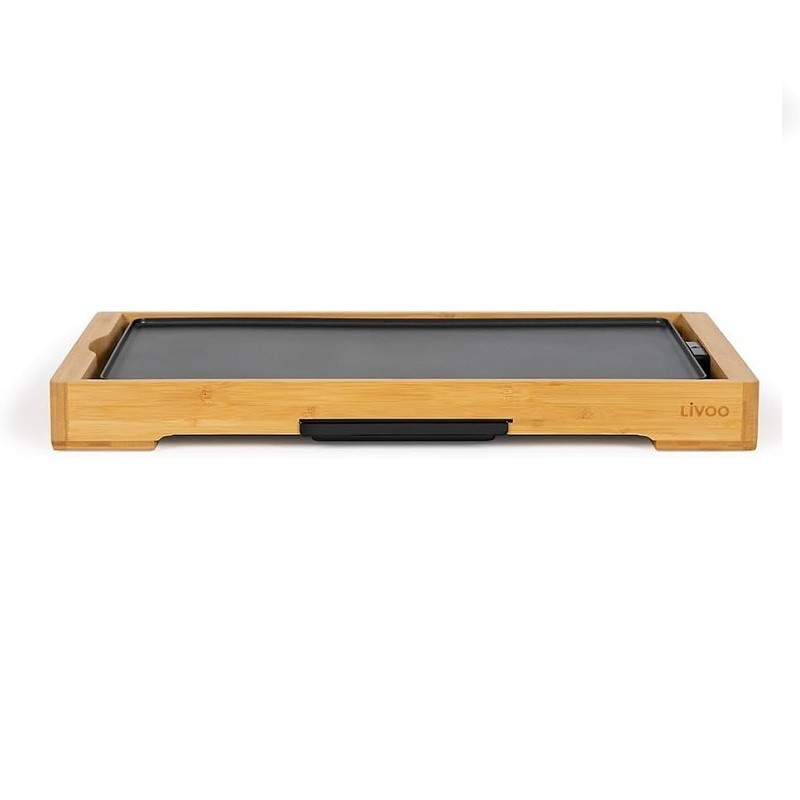 Livoo plancha gril bambou 2200W noir DOC202