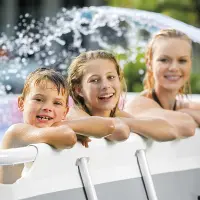 intex piscine avec filtre et échelle  3x1.75x0.80m 26784