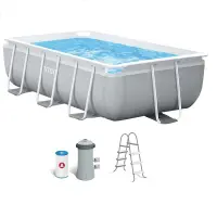 intex piscine avec filtre et échelle  3x1.75x0.80m 26784