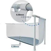 intex piscine avec filtre et échelle  3x1.75x0.80m 26784