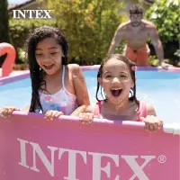 Intex piscine ronde rose 2.44x2.44 x0.76m 28290