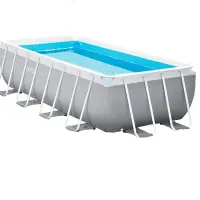 Intex piscine échelle et pompe 488x244x107cm 26792
